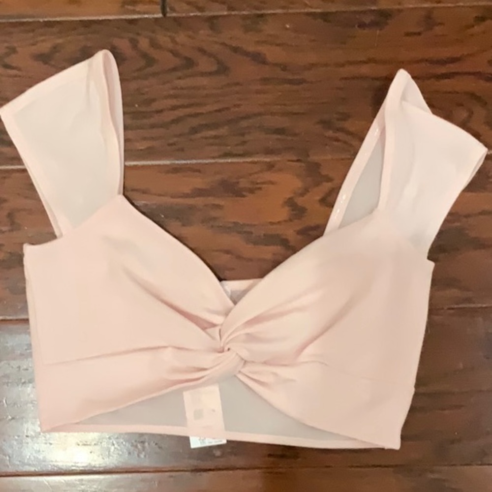 Micro Wrap Cap Sleeve Top